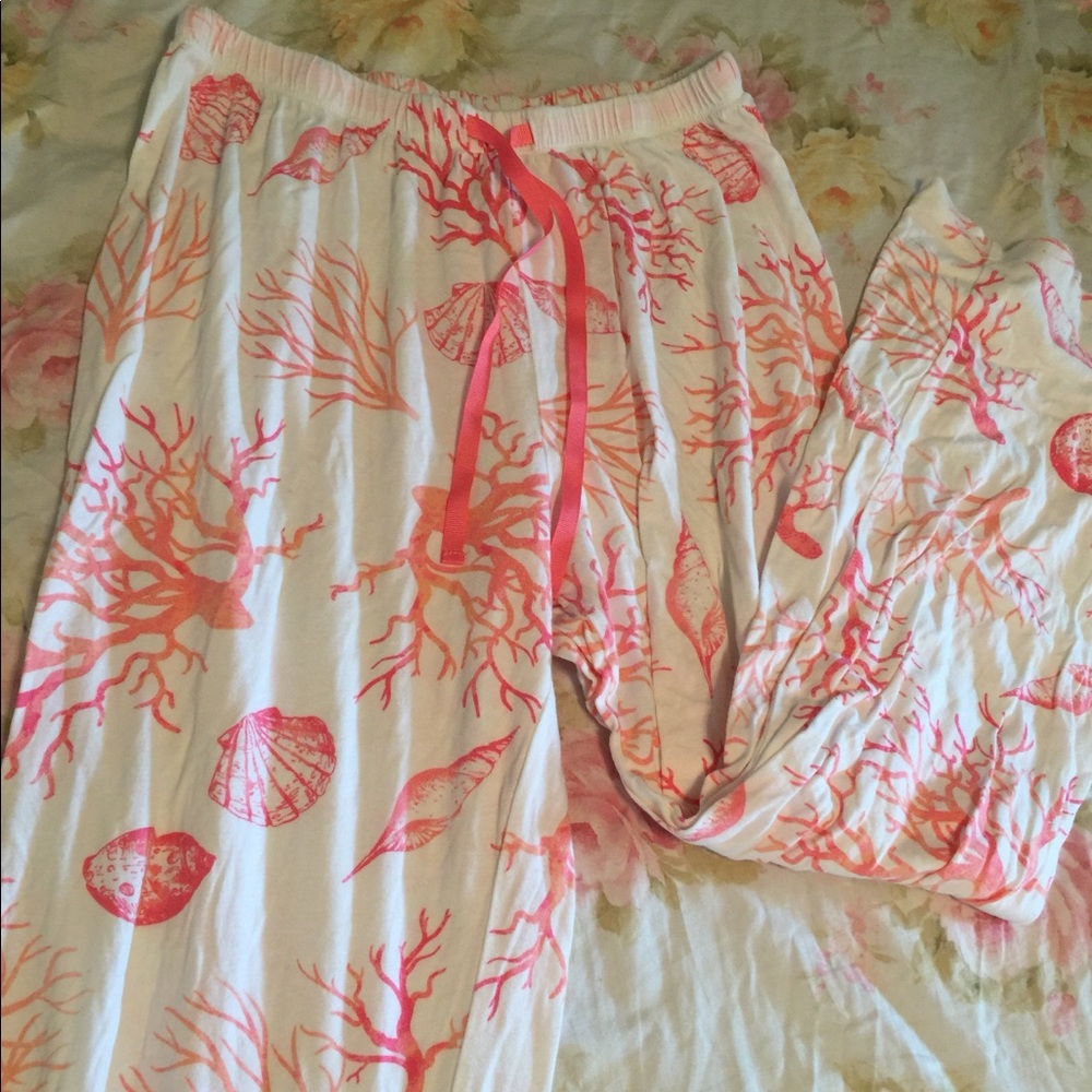 Cracker Barrel, coral reef, seashell, pants, pjs